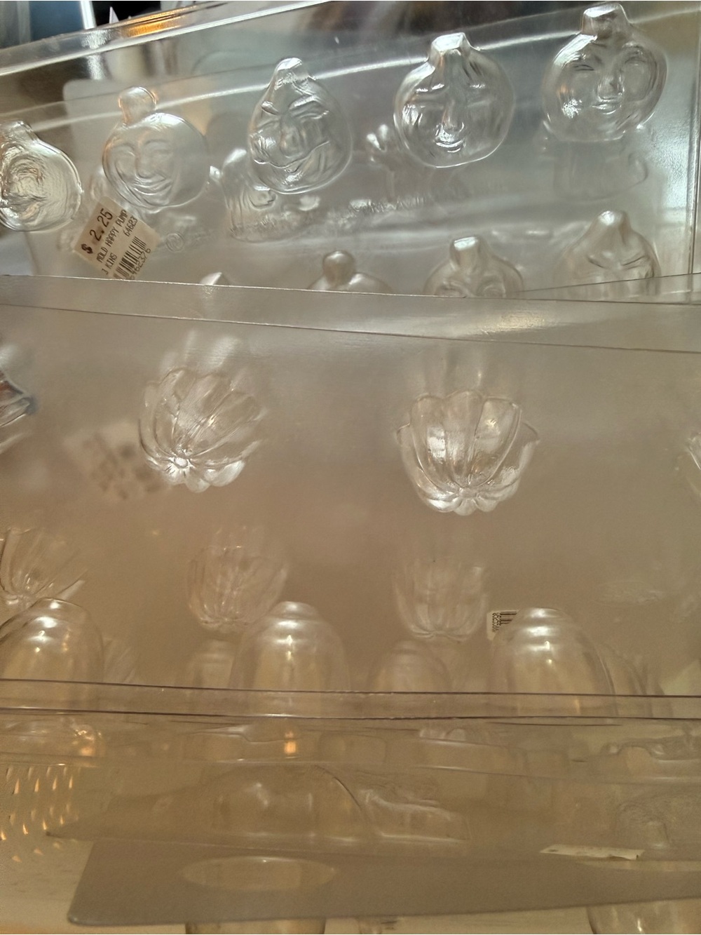 Clear Plastic Candy  Molds